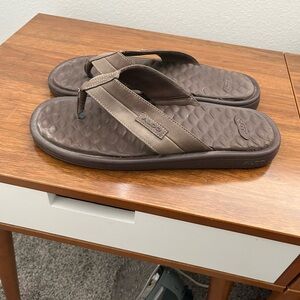 Aldo Men's Dark Brown Flip-Flops
